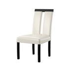 Set da pranzo 9 pezzi in legno nero Blanton Modern ad altezza bancone di Furniture of America