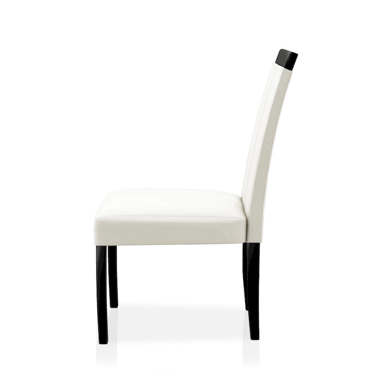 Set da pranzo 9 pezzi in legno nero Blanton Modern ad altezza bancone di Furniture of America