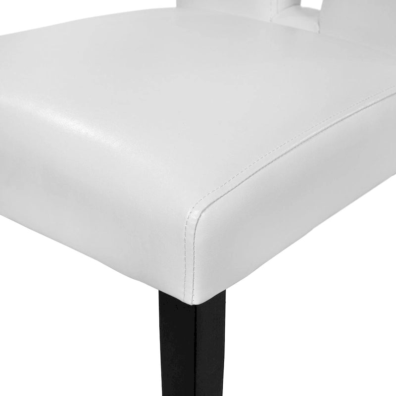 Set da pranzo 9 pezzi in legno nero Blanton Modern ad altezza bancone di Furniture of America