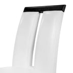 Set da pranzo 9 pezzi in legno nero Blanton Modern ad altezza bancone di Furniture of America