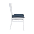 Linon White Wyeth Sedia (Set di 2)
