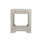 Tavolino rettangolare casual Fregine Whitewash