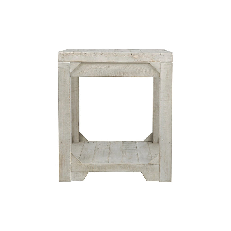 Tavolino rettangolare casual Fregine Whitewash