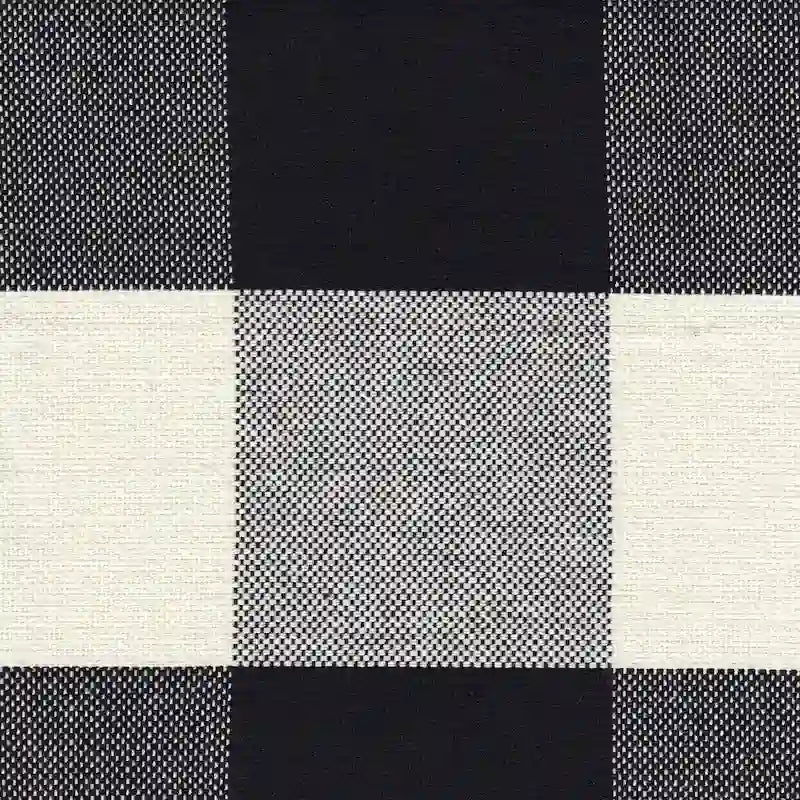 Poltrona accent HomePop Modern Swoop - Plaid nero