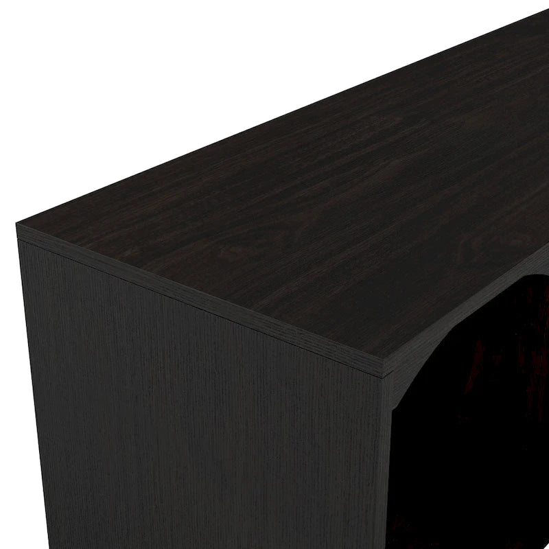 Mobile porta TV Denhour DH BASIC Transitional Espresso da 62 pollici con contenitore
