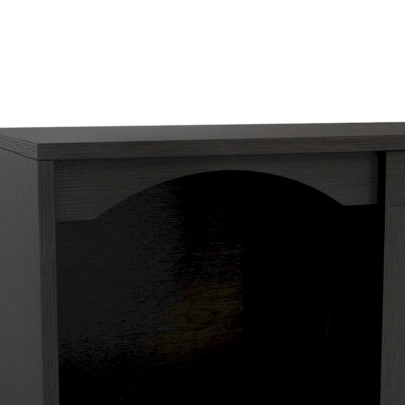 Mobile porta TV Denhour DH BASIC Transitional Espresso da 62 pollici con contenitore
