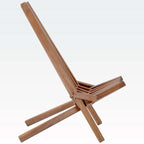 Elegante sedia pieghevole in legno