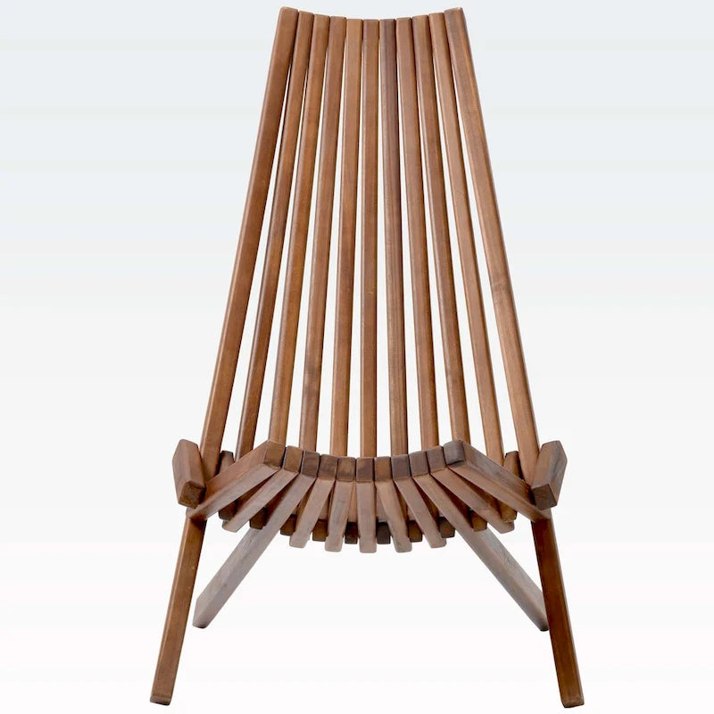Elegante sedia pieghevole in legno