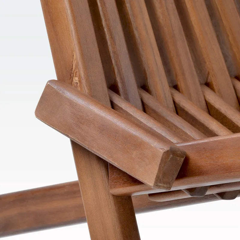 Elegante sedia pieghevole in legno