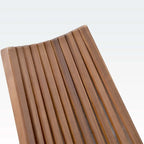 Elegante sedia pieghevole in legno