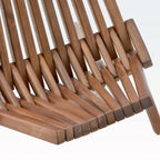 Elegante sedia pieghevole in legno