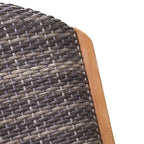 Sedia Adirondack da Esterni Cambridge Casual Auburn in Teak con Rivestimento
