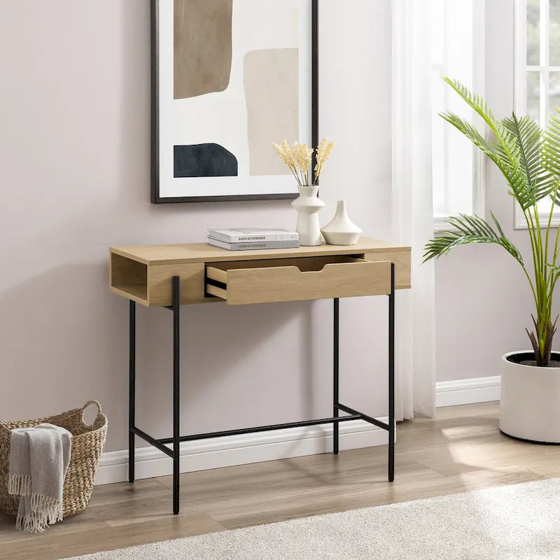 Tavolo da ingresso moderno a 1 cassetto Middlebrook Designs