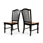 Set da pranzo Glen Oak bicolore a 9 pezzi in legno di The Gray Barn