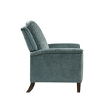 Poltrona reclinabile Madison Park Cecile blu con schienale a spinta