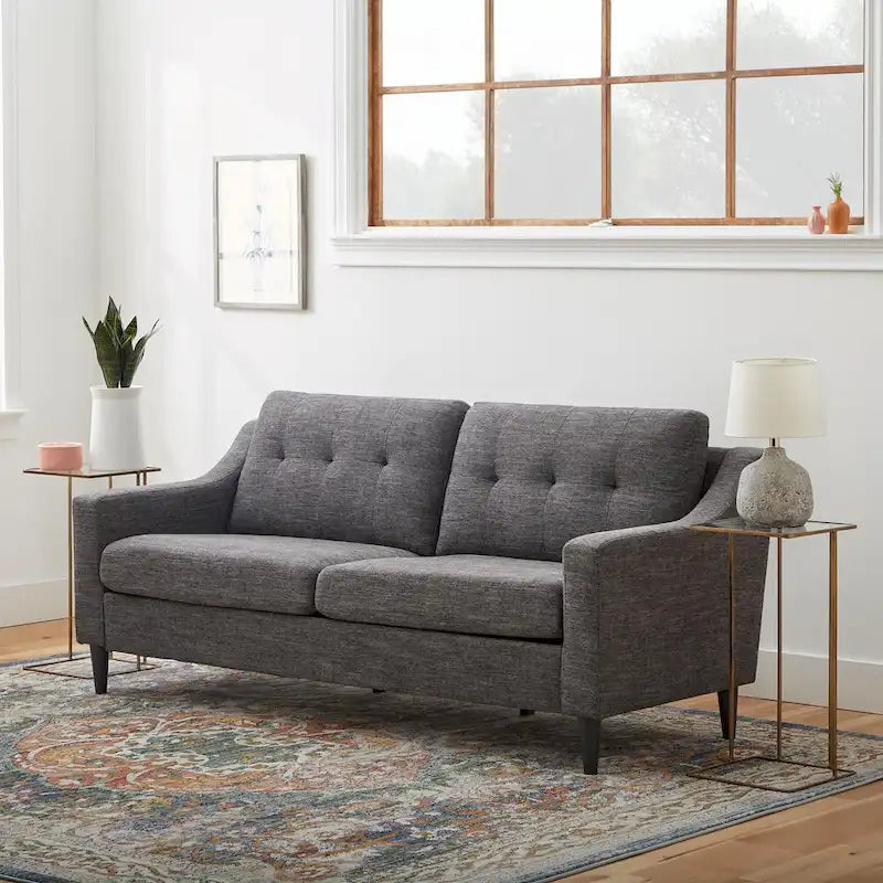 Divano con braccioli curvati Brookside Ellen 75