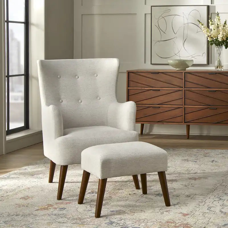 angelo:Set di Sedia e Pouf HOME Jane