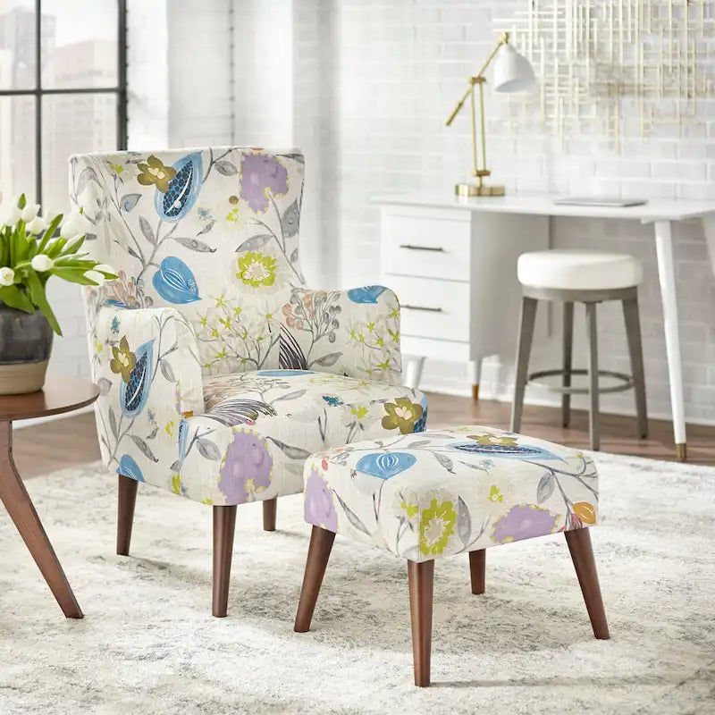angelo:Set di Sedia e Pouf HOME Jane
