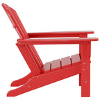 Polytrends Altura Sedia Adirondack da Esterni Ecologica per Tutte le Stagioni con Tavolino Laterale (Set da 2 Pezzi)