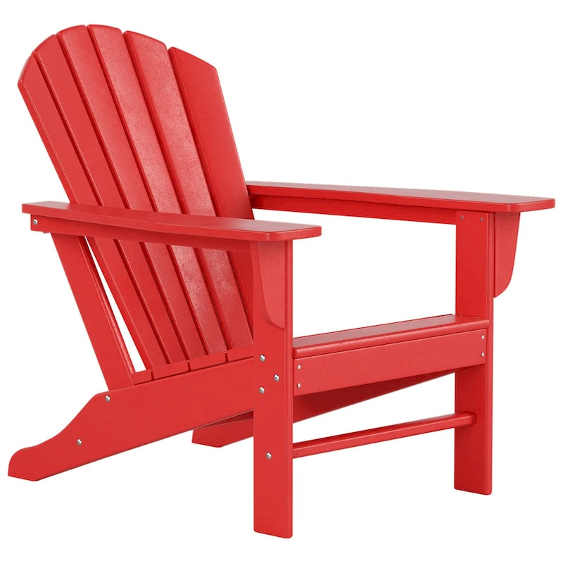 Polytrends Altura Sedia Adirondack da Esterni Ecologica per Tutte le Stagioni con Tavolino Laterale (Set da 2 Pezzi)