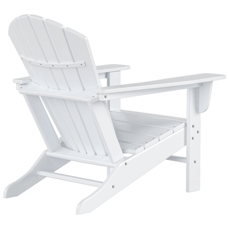 Polytrends Altura Sedia Adirondack da Esterni Ecologica per Tutte le Stagioni con Tavolino Laterale (Set da 2 Pezzi)