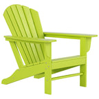 Polytrends Altura Sedia Adirondack da Esterni Ecologica per Tutte le Stagioni con Tavolino Laterale (Set da 2 Pezzi)