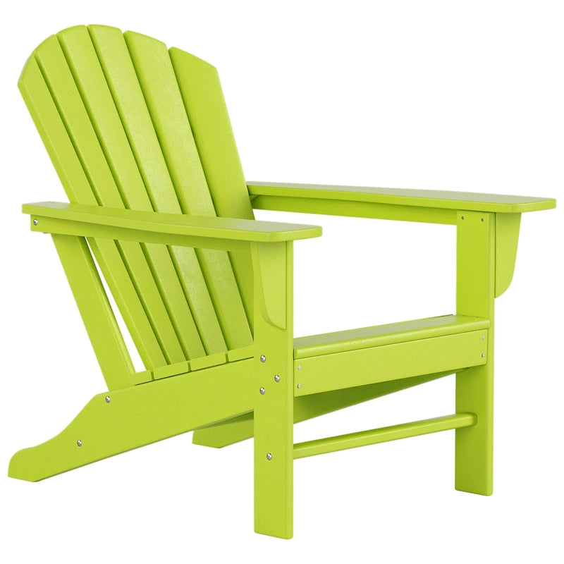 Polytrends Altura Sedia Adirondack da Esterni Ecologica per Tutte le Stagioni con Tavolino Laterale (Set da 2 Pezzi)