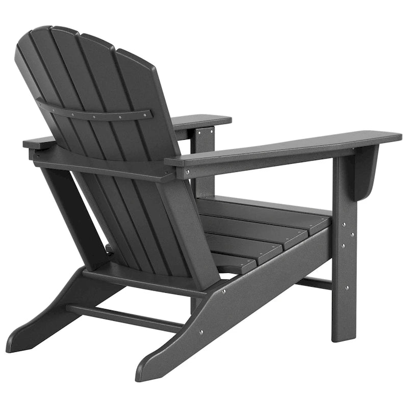 Polytrends Altura Sedia Adirondack da Esterni Ecologica per Tutte le Stagioni con Tavolino Laterale (Set da 2 Pezzi)
