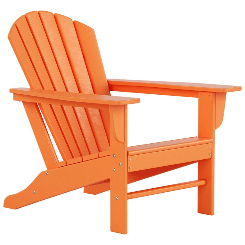 Polytrends Altura Sedia Adirondack da Esterni Ecologica per Tutte le Stagioni con Tavolino Laterale (Set da 2 Pezzi)