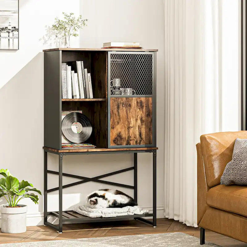 Madia Credenza Portavino con Anta Scorrevole