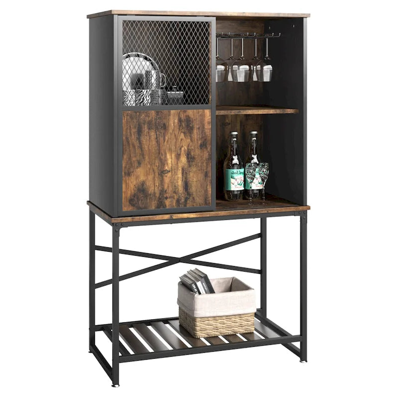 Madia Credenza Portavino con Anta Scorrevole