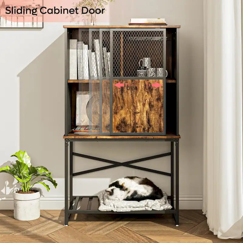 Madia Credenza Portavino con Anta Scorrevole