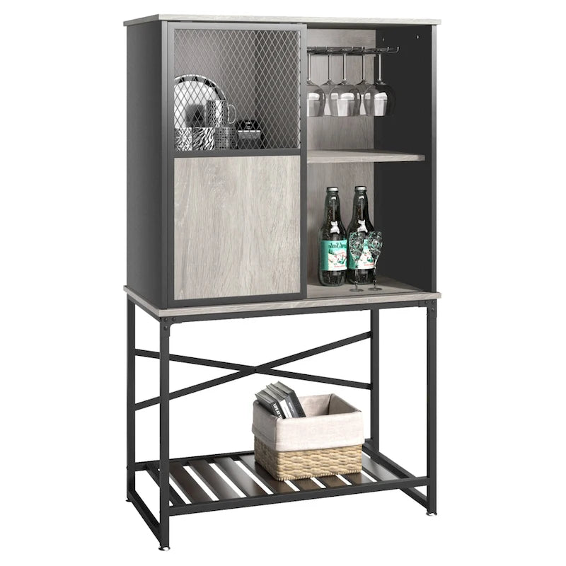 Madia Credenza Portavino con Anta Scorrevole