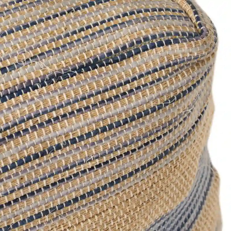 Pouf in Tessuto Bohemien Artigianale Caiman di Christopher Knight Home