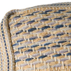 Pouf in Tessuto Bohemien Artigianale Caiman di Christopher Knight Home