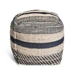 Pouf in Tessuto Bohemien Artigianale Caiman di Christopher Knight Home