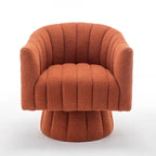 Sedia a botte girevole rotonda imbottita in velluto SEYNAR Modern Glam