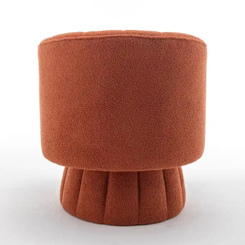 Sedia a botte girevole rotonda imbottita in velluto SEYNAR Modern Glam