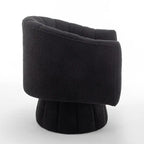 Sedia a botte girevole rotonda imbottita in velluto SEYNAR Modern Glam