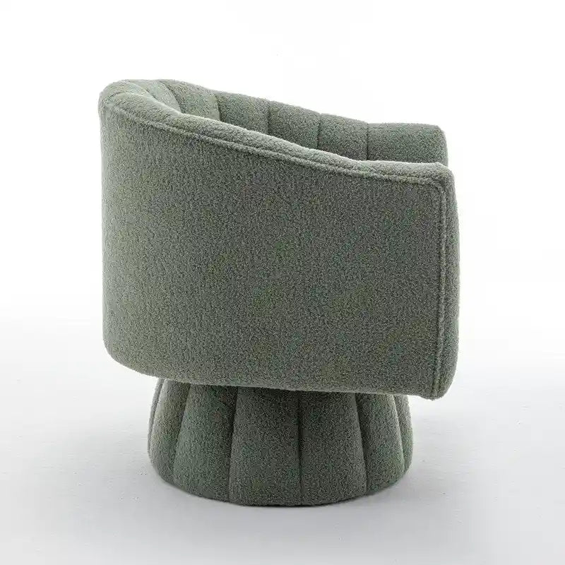 Sedia a botte girevole rotonda imbottita in velluto SEYNAR Modern Glam