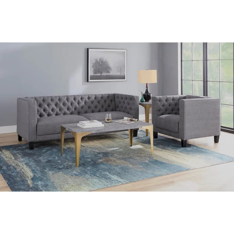 Divano con schienale Chesterfield moderno Lifestorey