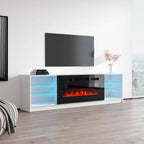 Mobile TV con camino elettrico Amsden di Strick & Bolton