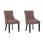 Sedia da pranzo imbottita Grandview Tufted (set da 2)