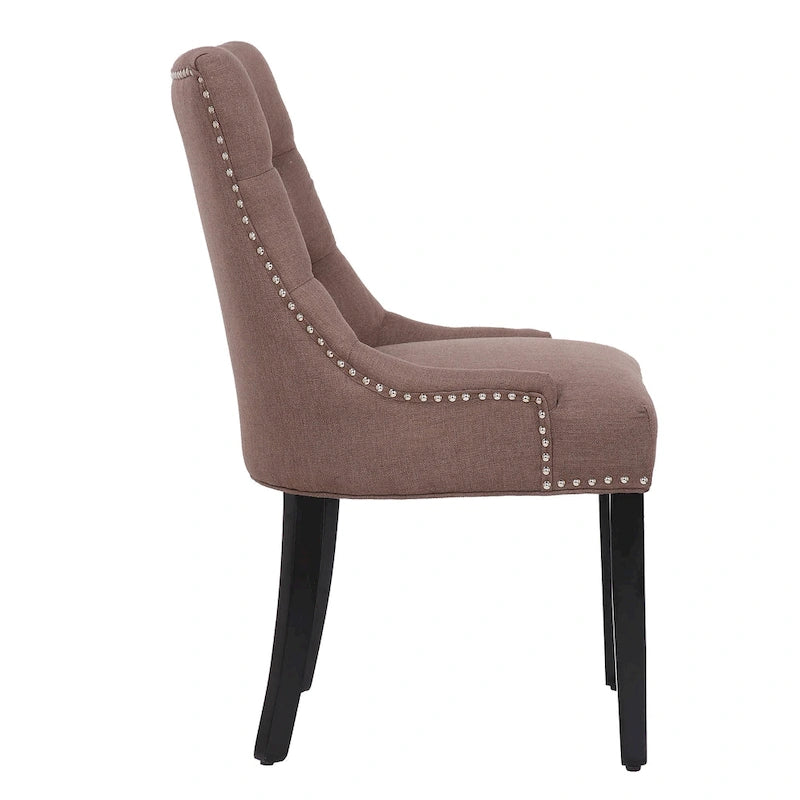 Sedia da pranzo imbottita Grandview Tufted (set da 2)