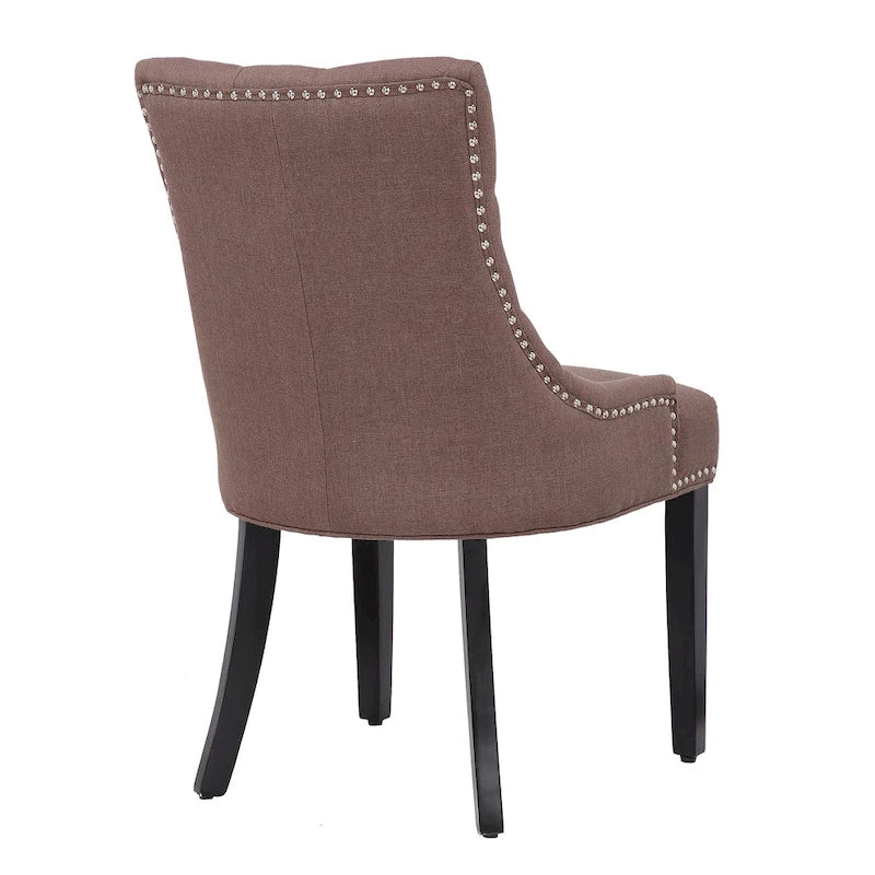 Sedia da pranzo imbottita Grandview Tufted (set da 2)
