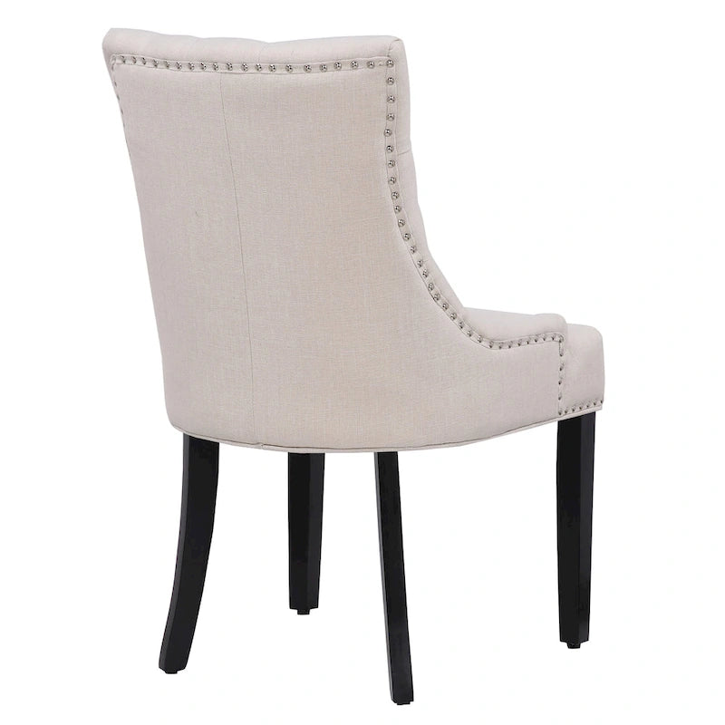Sedia da pranzo imbottita Grandview Tufted (set da 2)