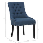 Sedia da pranzo imbottita Grandview Tufted (set da 2)