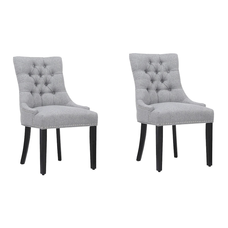 Sedia da pranzo imbottita Grandview Tufted (set da 2)