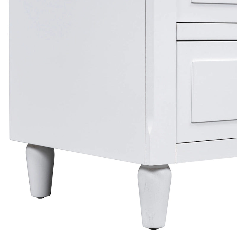 Cassettiera in legno a 3 cassetti