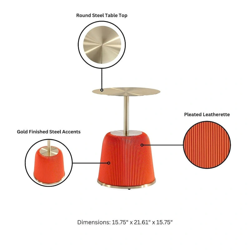 Manhattan Comfort Tavolino Imbottito Moderno Anderson 1.0